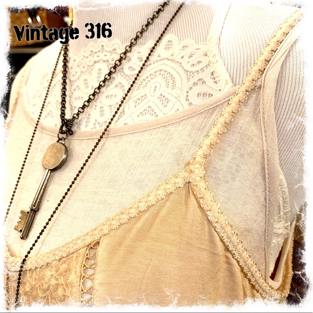 LAST ONE Madam Victoria Tank - HONEY - Picture 6 of 7